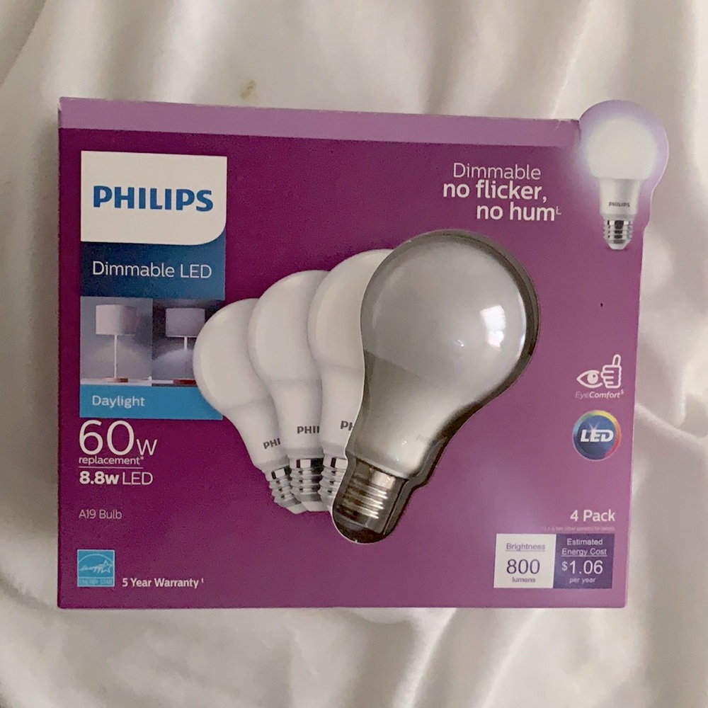 💡NEW PHILIPS Dimmable LED lightbulbs 💡